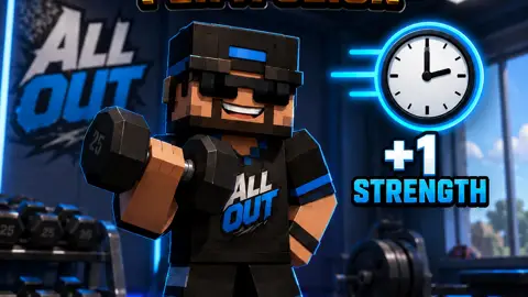 1+ strength per a click game cover