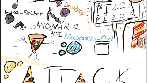 PIZZA ATTACK game cover