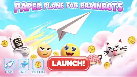 Papper plane for brainrots game cover