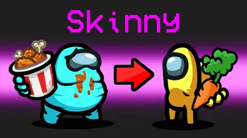 Among Us Skinny Mod game cover