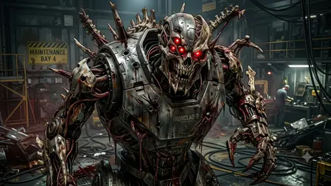 DAMAGES OF THE MECH horror game cover