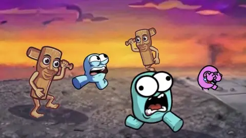 Run from tung tung game cover