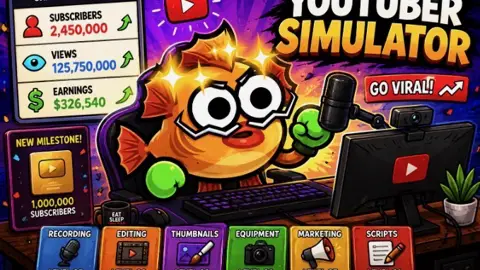 YouTuber simulator MAJOR UPDATE! game cover