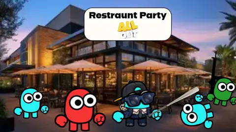 restaurant party. game cover