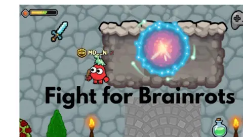 Fight for brainrots game cover