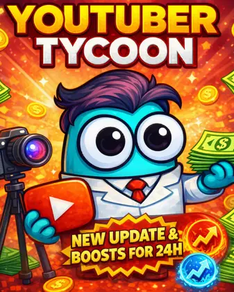 youtuber tycoon game thumbnail
