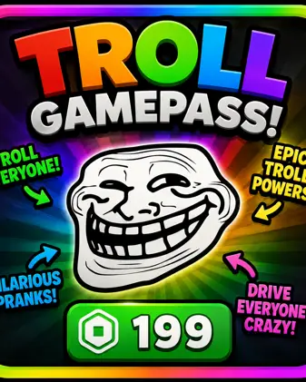 Troll gamepass game thumbnail