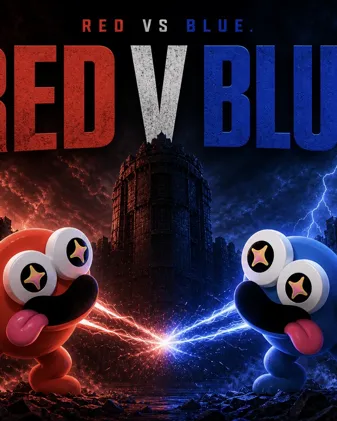 Red v blue game thumbnail