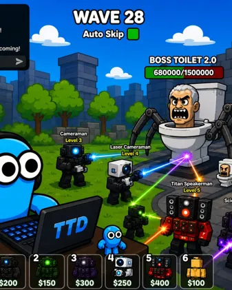 Toilet tower Defense game thumbnail