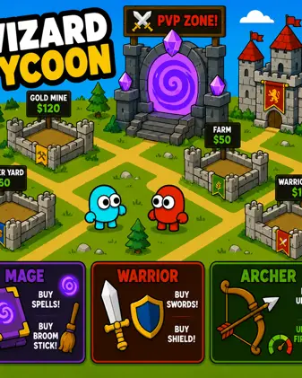 Wizard tycoon game thumbnail
